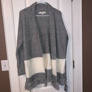 Fringed cardigan